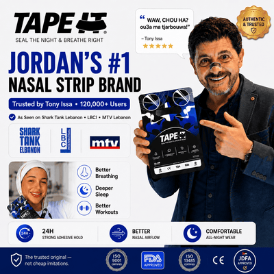 شرائط الأنف المحسنة للتنفس TAPE IT - 30 قطعة