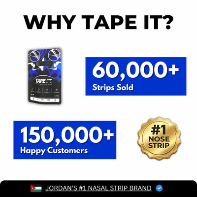 شرائط الأنف المحسنة للتنفس TAPE IT - 30 قطعة